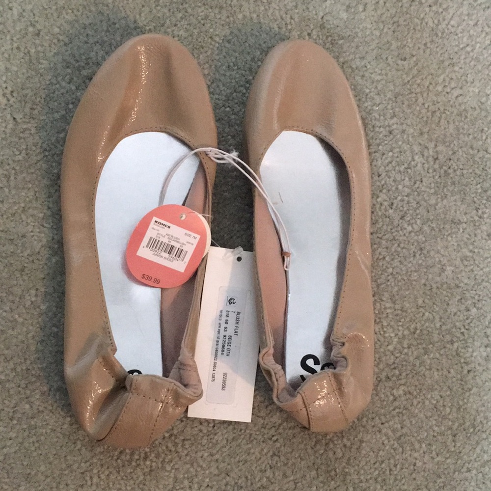 SO Blush Flats, size 7
